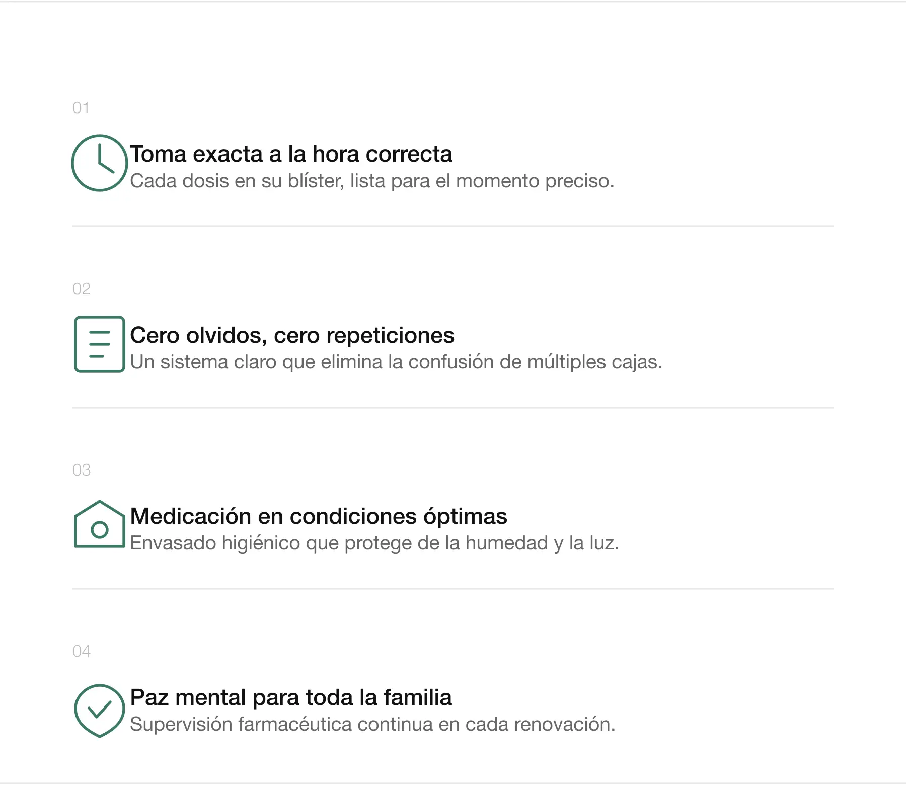 Beneficios del Servicio SPD